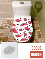 Housse de toilette - Décoration abattant wc Summer pattern with watermelon