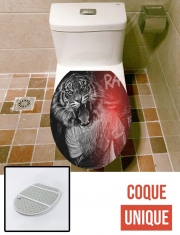 Housse de toilette - Décoration abattant wc Swag Tiger