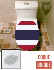 Housse de toilette - Décoration abattant wc Drapeau Thailand