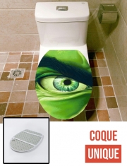 Housse de toilette - Décoration abattant wc The Angry Green V2