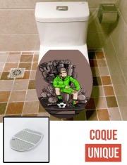 Housse de toilette - Décoration abattant wc The King on the Throne of Trophies