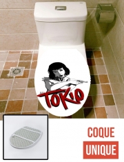 Housse de toilette - Décoration abattant wc Tokyo Papel