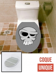 Housse de toilette - Décoration abattant wc Toon Skull
