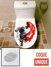Housse de toilette - Décoration abattant wc Traditional Fighter