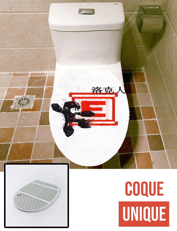 Housse de toilette - Décoration abattant wc Traditional Robot