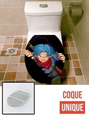Housse de toilette - Décoration abattant wc Trunks is coming