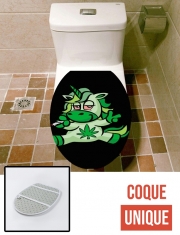 Housse de toilette - Décoration abattant wc Unicorn weed