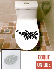 Housse de toilette - Décoration abattant wc Vamos Rafa