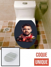 Housse de toilette - Décoration abattant wc Vettel Formula One Driver