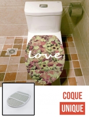 Housse de toilette - Décoration abattant wc Vintage Love