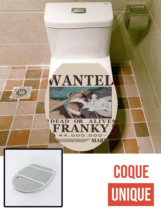Housse de toilette - Décoration abattant wc Wanted Francky Dead or Alive