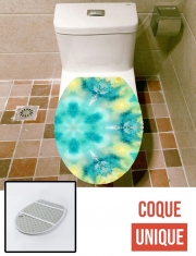 Housse de toilette - Décoration abattant wc watercolor tiedye