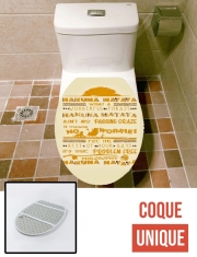 Housse de toilette - Décoration abattant wc What means Hakuna Matata
