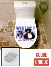 Housse de toilette - Décoration abattant wc whitney houston