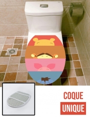 Housse de toilette - Décoration abattant wc Winnie l'ourson et ses amis