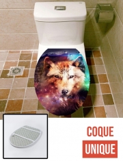 Housse de toilette - Décoration abattant wc Wolf Imagine