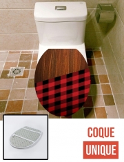 Housse de toilette - Décoration abattant wc Wooden Lumberjack