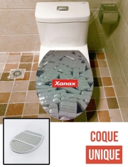Housse de toilette - Décoration abattant wc Xanax Alprazolam