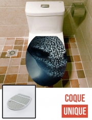 Housse de toilette - Décoration abattant wc Xcom Alien Skull