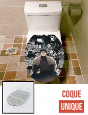 Housse de toilette - Décoration abattant wc Zenon Black Clover ArtScan