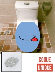 Housse de toilette - Décoration abattant wc Bouche Miam langue