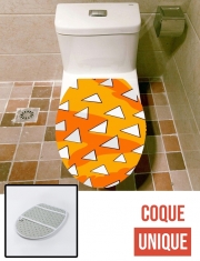 Housse de toilette - Décoration abattant wc Zenitsu Pattern Triangle