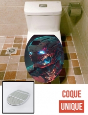 Housse de toilette - Décoration abattant wc Zombie Iron