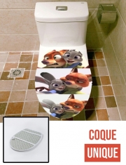 Housse de toilette - Décoration abattant wc Zootopia Selfy