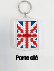 Porte clé photo 3D Poly Union Jack London flag