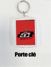 Porte clé photo Ayrton Senna Formule 1 King
