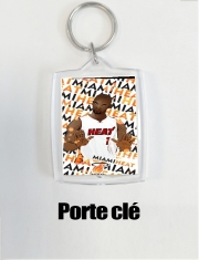 Porte clé photo Basketball Stars: Chris Bosh - Miami Heat