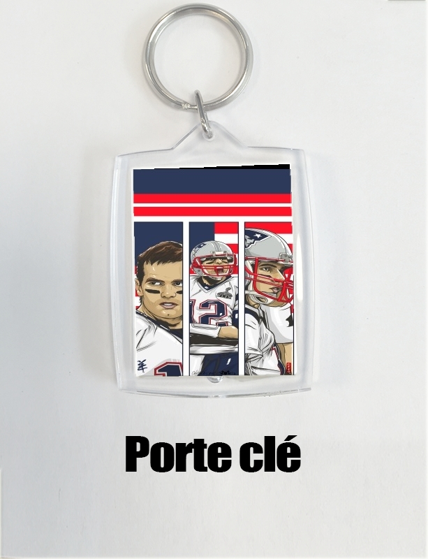 Porte clé photo Brady Champion Super Bowl XLIX