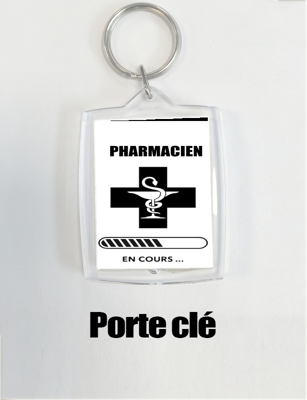 Porte clé photo Cadeau etudiant Pharmacien en cours