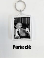 Porte clé photo Chirac Smoking What do you want