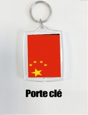 Porte clé photo Drapeau Chine