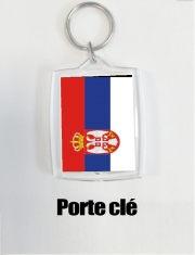 Porte clé photo Drapeau Serbie