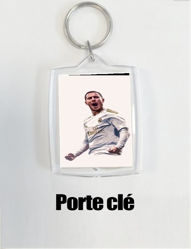 Porte clé photo Eden Hazard Madrid