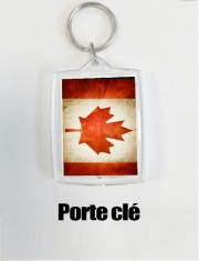 Porte clé photo Drapeau Canada vintage