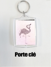Porte clé photo Flamingo