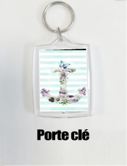 Porte clé photo Floral Anchor in mint