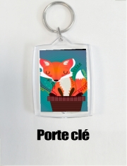 Porte clé photo Fox in the pot