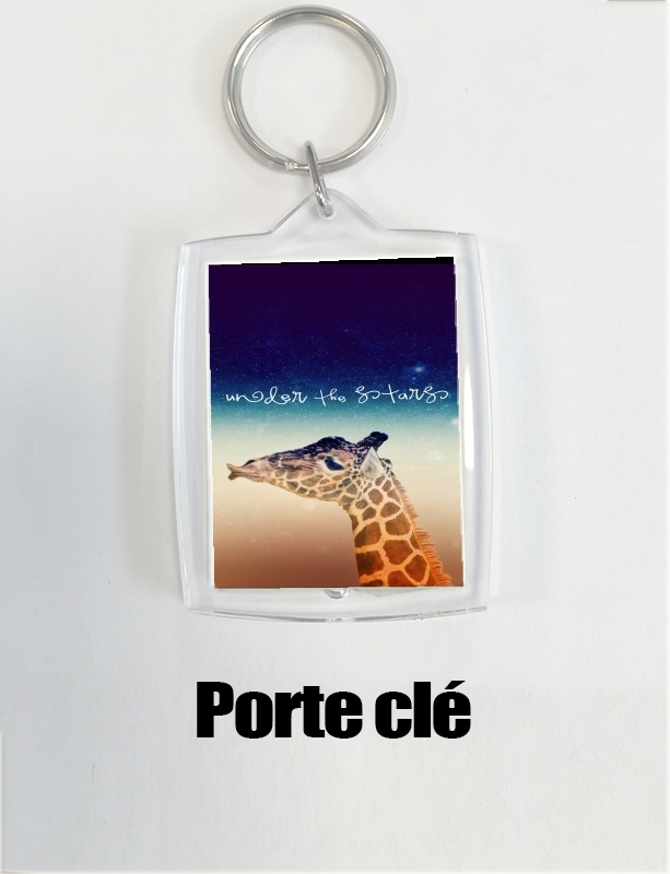 Porte clé photo Giraffe Love - Droite