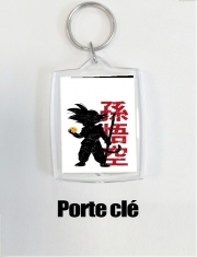 Porte clé photo Goku silouette