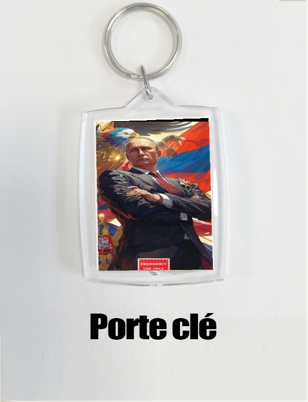 Porte clé photo In case of emergency long live my dear Vladimir Putin V3