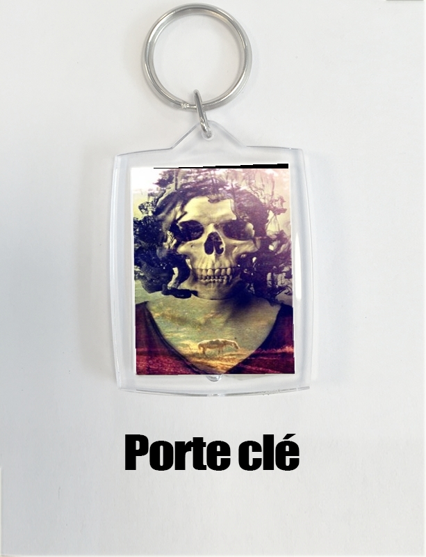 Porte clé photo Madame Skull