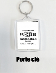 Porte clé photo Psychologue et princesse