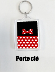 Porte clé photo Red And Black Point Mouse