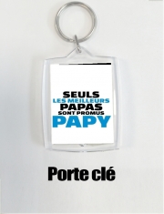 Porte clé photo Seuls les meilleurs papas sont promus papy