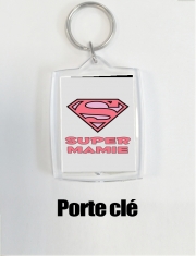 Porte clé photo Super Mamie