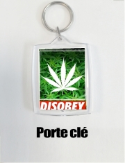Porte clé photo Weed Cannabis Disobey